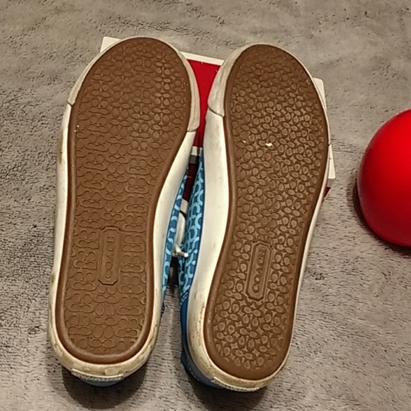Authentic Coach Barrett blue/white sneaker , s- 7B - Picture 2 of 8